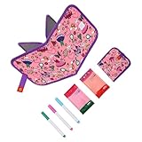 Cuaderno de bocetos borrable para niños: cuaderno de dibujo plegable, de...