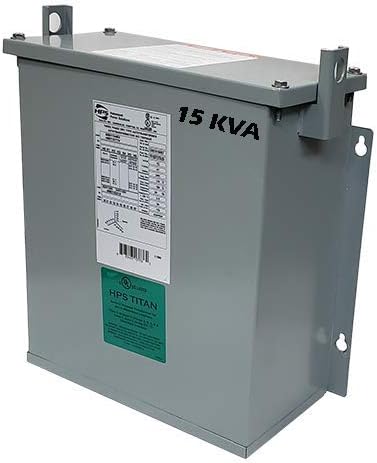 15 kVA 240D/208D Volt Primary to 208D/240D Volt Secondary 3 Phase Transformer