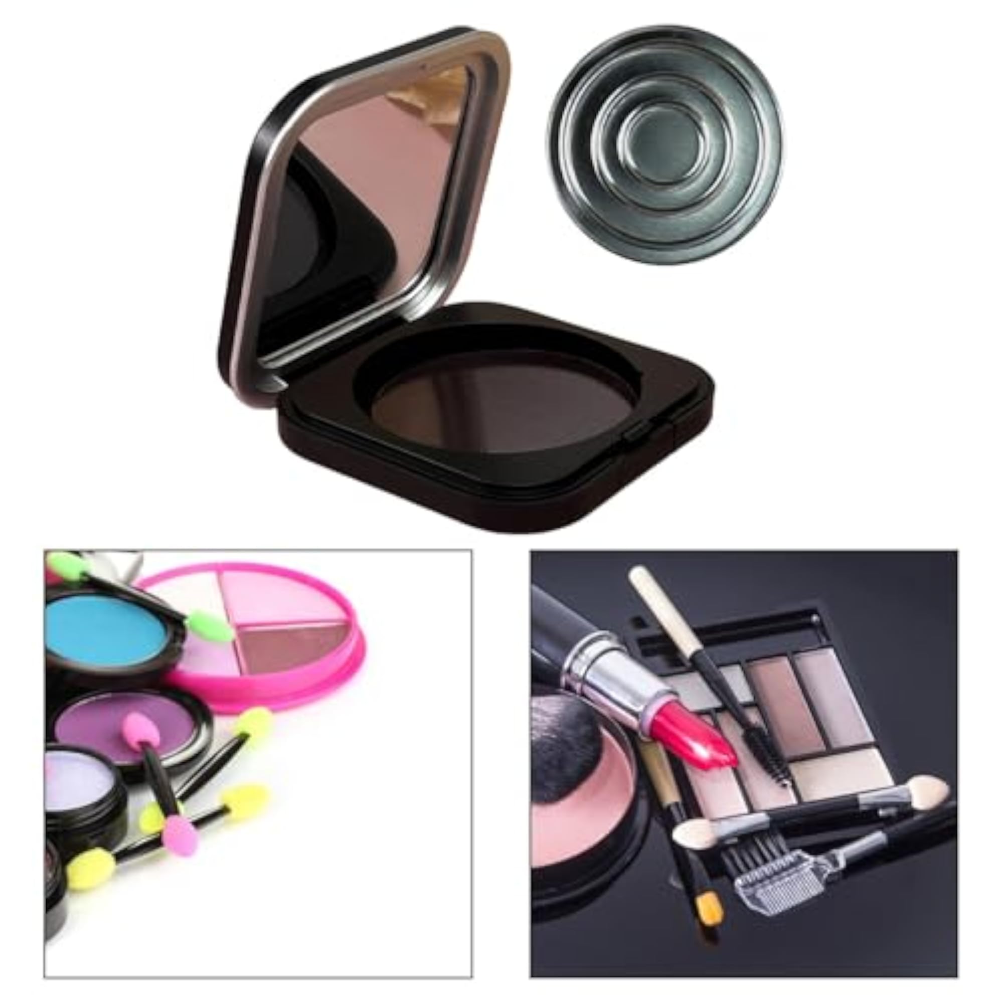 6X Empty Palette Box for Reusable Travel Makeup Storage