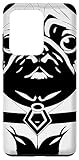 Installation facile Coque pour Galaxy S20 Ultra Chien français Illustration monochrome Chiens français