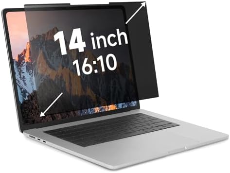 Amazon.com: IRUYO FL Nano-Suction Laptop Privacy Screen 14 Inch 16:10 ...