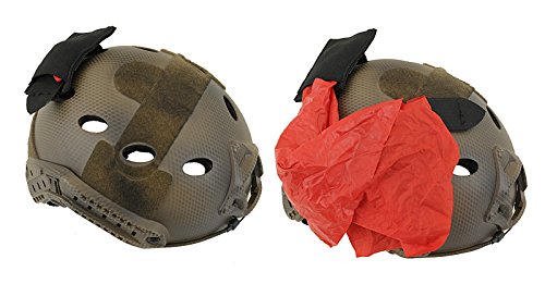 8Field Airsoft Deathrag – Chiffon De Marquage De Hit Dans Un Sac Molle, Pratique Pour L’airsoft Et Le Paintball, Couleur Noir