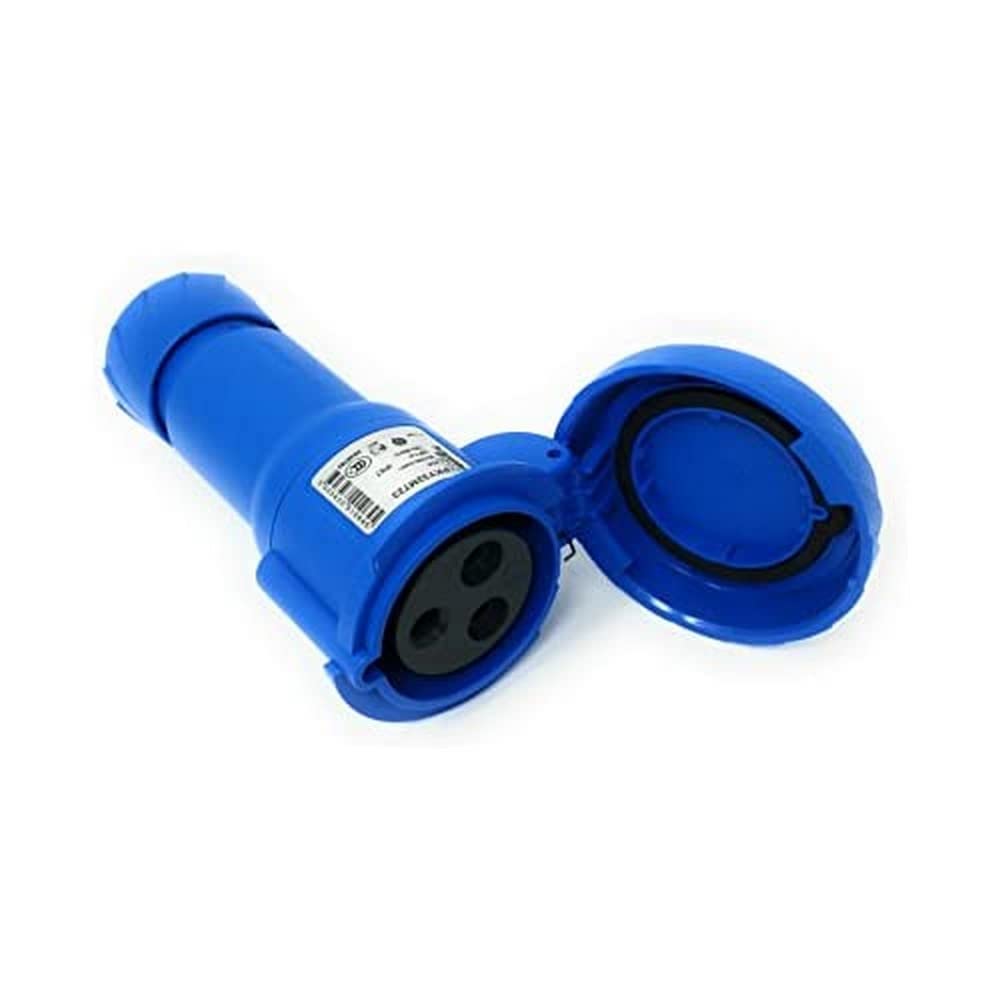Socle de prise femelle 32A 2PT 200-250V IP connecteur de puissance - 2