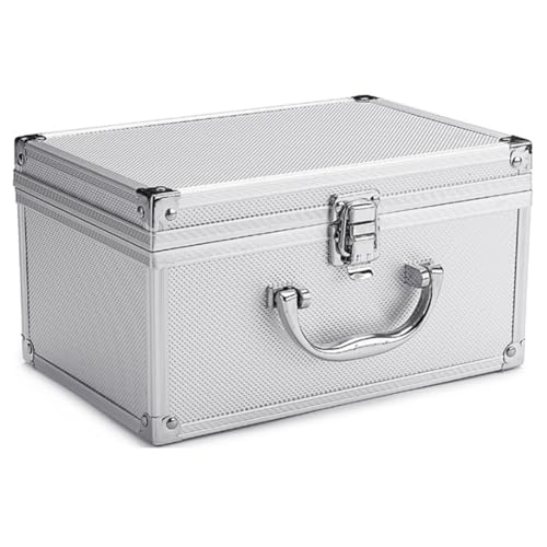 Mocturnity Koffer Des Foam -Werkzeugkastenmechanikers - Aluminium -Hardware -Speicherorganisator 23x15x12.5 cm