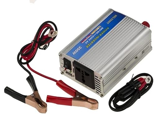 KALEA-INFORMATIQUE Convertidor de tensión de 24 V de Entrada a 220 V de Salida. Potencia Continua 350 vatios, Potencia Pico 600 vatios | Ya disponible en tu tienda friki favorita! En mundofriki.es!