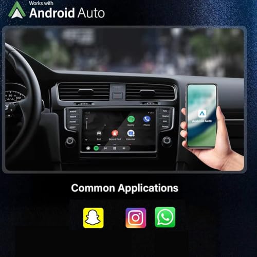 Android Auto y CarPlay Inalámbrico Jnchdghwa con adaptador mini inteligente 2 en 1 2