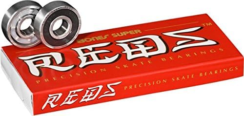 Bones Bearings - Bones Super REDS Skate Rated Skateboard Bearings