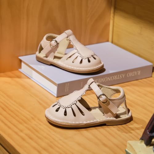 Image of THEE BRON Toddler Girls Espadrilles Sandals Hollow Out Rustic Dress Shoes