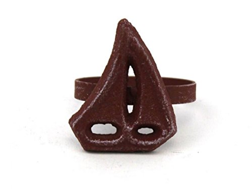 Hampton Nautical Cast Iron Sailboat Napkin Ring, 2", Red/Whitewashed