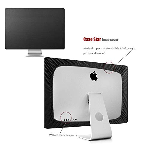 Star Case Imac Cover 27 Inch Monitor Dust Cover Sleeve Display Screen Protector For A1312 / A1419/A1862 (27-Inch, Black) #TOP2
