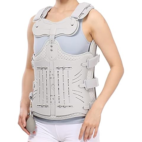 Inflatable Thoracolumbar Fixed Spinal Brace, Thoracic Lumbo Orthosis, Adjustable Back Brace for Kyphosis, Osteoporosis, Mild Scoliosis & Post Surgery Support Cover