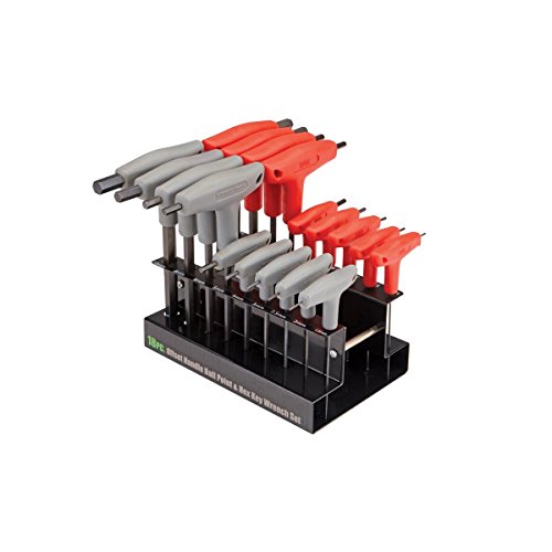 18 Pc SAE & Metric T-Handle Ball End Hex Key Set HFJ14