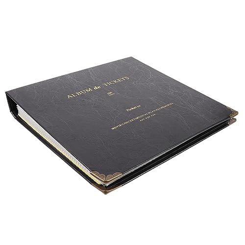 OSALADI Álbum Portátil Para Entradas Multiusos Organizador De Billetes y Recuerdos Para Amantes De Conciertos Libro De Colección Suelto Para Tickets De Cine y Viaje