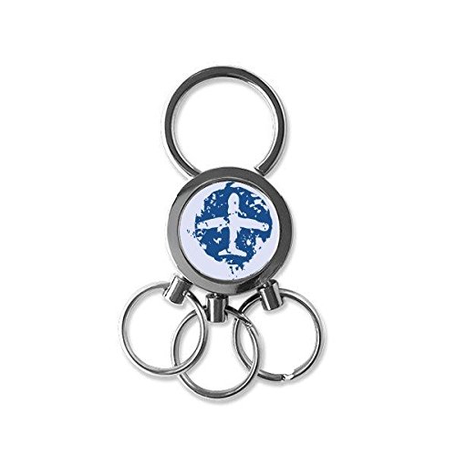 Porte-clés paix bleu cadeau charmant idée originale pour anniversaire