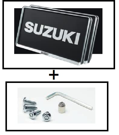 Amazon.co.jp: スズキ純正 クロームメッキ ナンバープレートリム 2枚