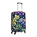 Yaxongx Forest Color Chameleon Travel Luggage Cover Washable Suitcase Cover Elastic Fashion Stretch Suitcase Protector Travel Anti-Scratch Baggage Covers Fits 22-24 Inch Luggage