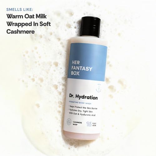 Image of Her Fantasy Box | Dr. Hydration Moisturizing Body Wash - Ultra-Hydrating Cleanser with Hyaluronic Acid & Aloe, Gentle Daily Wash for Soft, Smooth-Feeling Skin, Vegan & pH Balanced (16 oz)