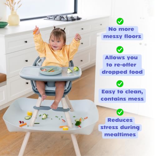Image of CATCHY - Food Catcher - Compatible with Maxi-COSI Moa 8-in-1 High Chair + 12 Other High Chairs - Highchair Sold Separately - Baby & Toddler Food & Mess Catcher - Under High Chair Accessory | High Chair Food Catcher - High Chair Sold Separately - Baby & Toddler Food & Mess Catcher - Under High Chair Accessory