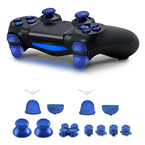 Preisvergleich Produktbild kwmobile Playstation 4 Controller (1. Gen) Ersatztasten - mit Schultertasten - Aluminium Ersatz Tasten für Playstation 4 Controller (1. Gen)