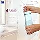 Kabellose tragbare Munddusche | Aquapik® Mini | Portable Water Flosser, IPX7 wasserdicht, 1200 Impulses/min (40–140 PSI), 21 Tage Akku (1100 mAh), 4 Düsen (Implantate & Zahnspangen) (Blau)