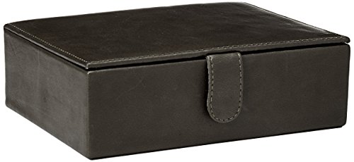 Piel Leather 2352-BLK Large Leather Gift Box Blk cover