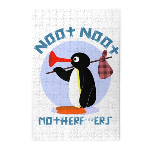 ピングー15 ジグソーパズル 減圧 木製 親子パズル 知育玩具 おしゃれ 親子ゲーム 子供 大人 部屋飾り レジャー プレゼント パズル装飾画 1000ピース