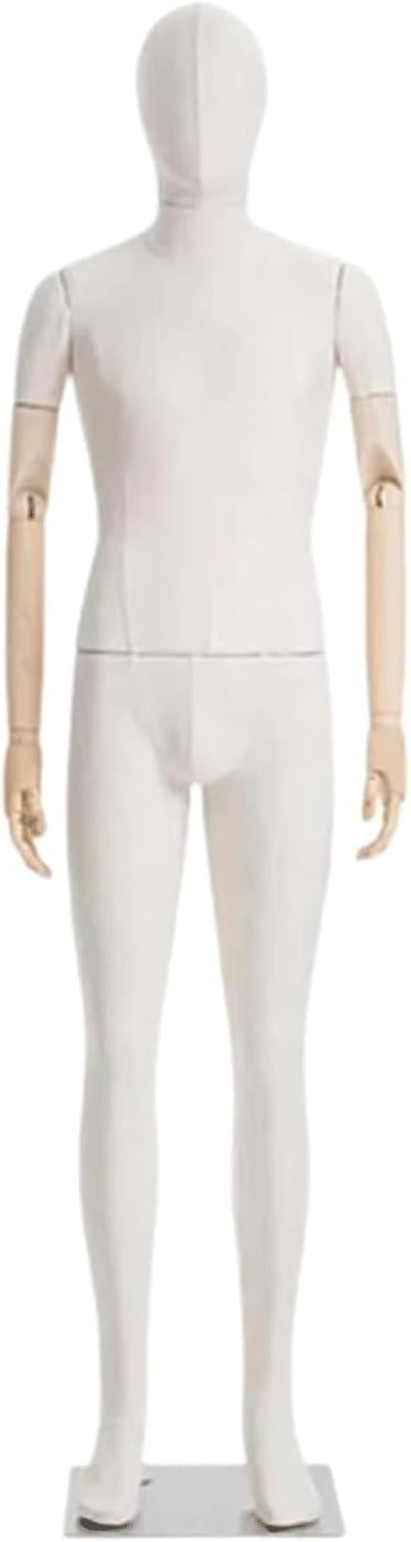 CONGRUI Full Body Female Male Mannequins Removable Mannequin Torso Display Clothing Models Mobile with Sturdy Stand