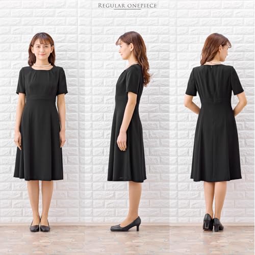 [マーガレット　ゴールド] 7点セット 付き レディース アンサンブル 洗える 喪服 ブラックフォーマル 礼服 ｍ713-15-7set 6枚目