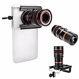 Universal Telephoto Lens Cell Phone Telescope M,Way Hiking Concert Camera Lens 8X Optical Zoom Telescope Camera Lens With Holder For Middle Camera Smartphone
