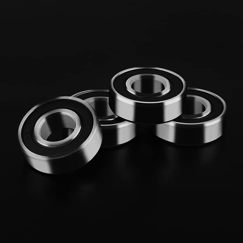 6202 15 * 35 * 11mm Precision Bearing Deep Groove Ball Bearings 6202ZZ for Automobile Motorcycle and Agricultural Machinery Parts(6202ZZ)