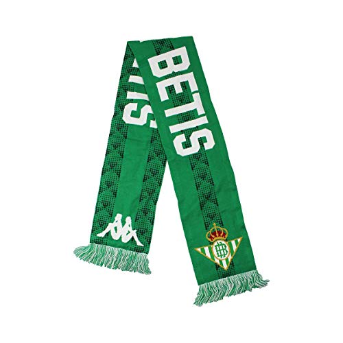 Kappa ACREFT 3 Bufanda Real Betis, Unisex, Verde, Talla �nica, Est�ndar (311CPBW_A00_T05)