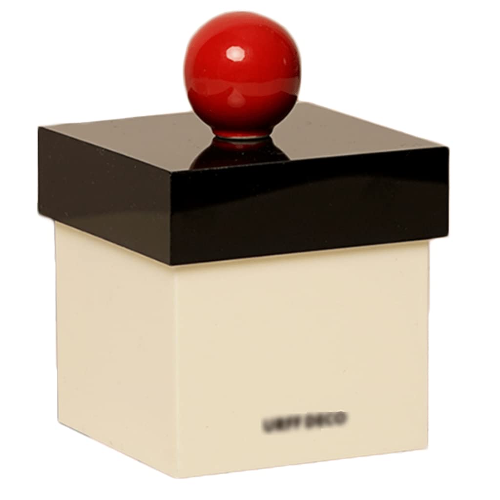 Wdwdw Beige Toothpicks Dispenser Toothpick Box With Lid Holder Fashionable Acrylic Holder Square Container