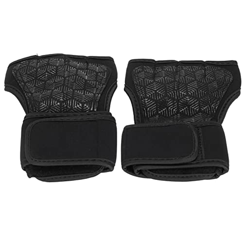 ACOGEDO de Levantamiento de Pesas Ventilados con Soporte contra el Deslizamiento y el Soporte de Muñeca, Cuentas de Silicona para una Mayor Comodidad y Seguridad, 2 Piezas para el Entrenamiento de