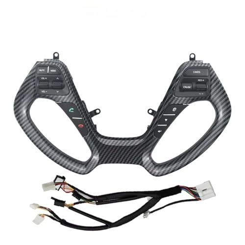 Volante con botón control compatible con KIA K3 interruptor de botón de control de crucero de audio