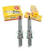 2 pc NGK 2923 DR8ES-L Standard Spark Plugs