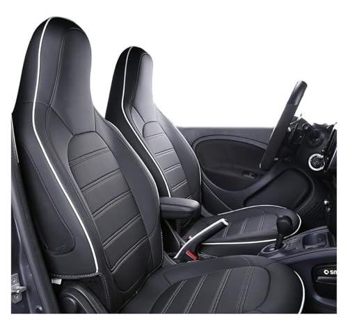 Housse de siège auto cuir PU coussin tout compris pour Smart 2015