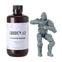 RESIONE ABS-Like 3D Printer Resin Tough74 V2 3D Printing Resin with No Precipitation & Stable Printing - Wear-Resistant, Scratch-Resistant, Wide Compatibility with LCD/DLP 3D Printers