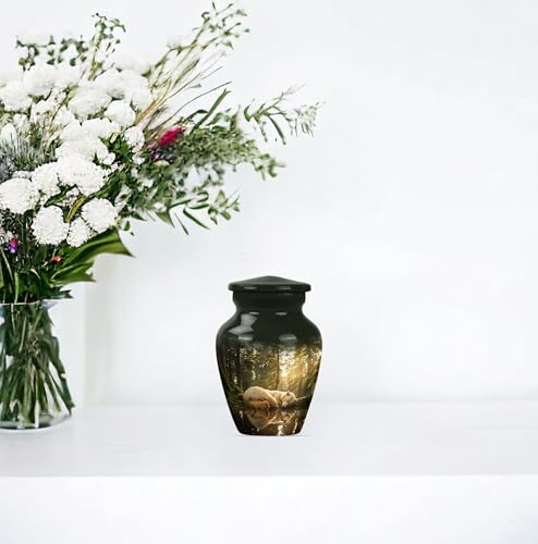 Image of Bear Urn - Small Urns for Human Ashes Keepsake - Urns for Ashes Adult Female Mom - Burial Urns for Cremated Remains - Cremation Urns - (3 inch Pack of 4)