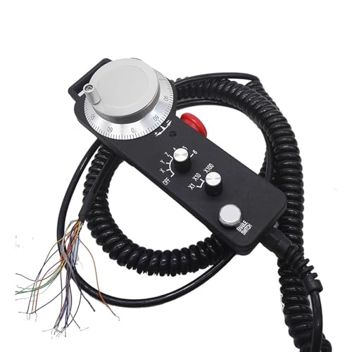 Volant électronique MPG 6 axes avec arrêt d'urgence pour un contrôle CNC millimétrique