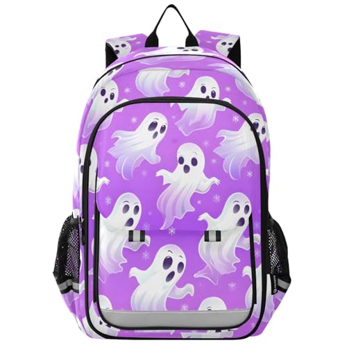 Sac à dos pour ordinateur portable Mnsruu Ghosts voyage école garçons filles hommes femmes