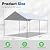 Quictent 10X20ft Upgraded Heavy Duty Car Canopy Galvanized Frame Carport Outdoor Boat Shelter with 3 Reinforced Steel Cables-Gray