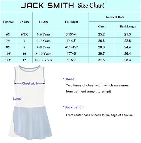 Girls Golf Dress Sleeveless Color Block Tennis Dress Purple Golf Dress With Short(2Xl, Pink) #TOP5