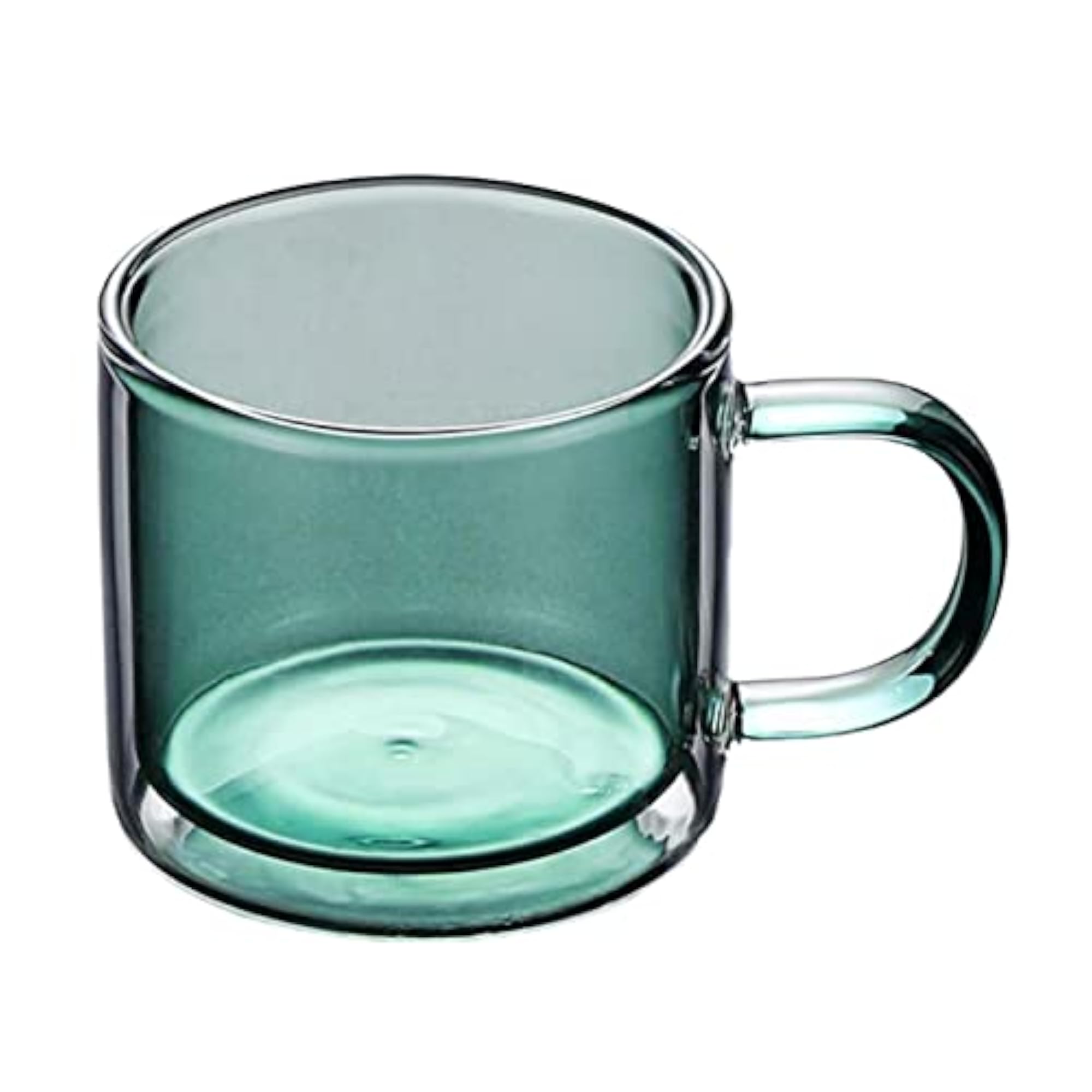250 ml Glass Cup for Cafe, Double-Layer Drinking Cup