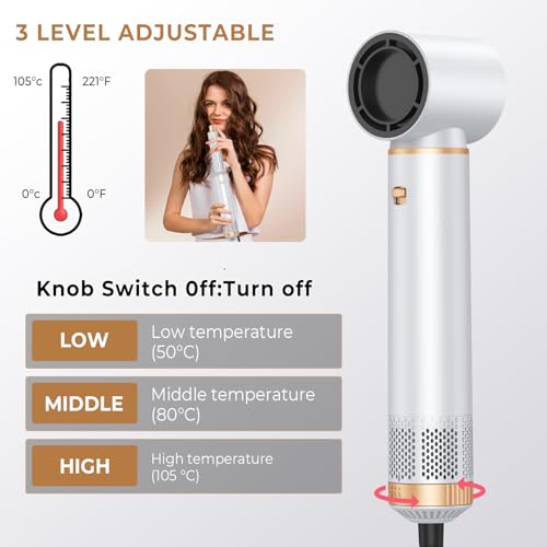 Image of Blow Dryer Brush 5 in 1, Negative Ion Hair Dryer Brush Set Upgrade Hot Air Brush Air Styler Curling Wrap Air Curler, Curling Iron Hair Styling Tools As A Gift for Straight /Curl /Drying /Smoothing