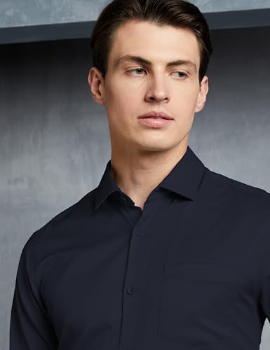Image of Symbol Premium Men's Wrinkle-Resistant Regular Fit Cotton Formal Shirt