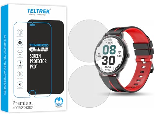 Image of Screen Protector Compatible With Pebble Magnum Smartwatch, Full Hydrogel TPU Screen Guard not a Tempered Glass (Pack of 2)