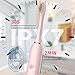 Electric Toothbrush for Adults, Rechargeable Electric toothbrush with 8 Brush Heads, 42000vpm 6 Modes IPX7 Waterproof, 2 Pack Soft Electric Toothbrush