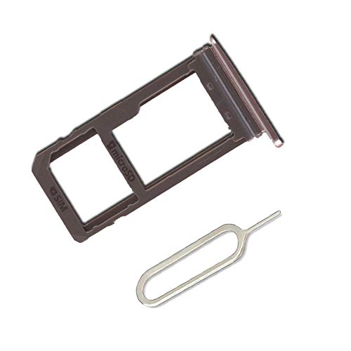 LIBAI-V Sim Tray Holder Compatible with Samsung Galaxy s7 G930 with Removal Ejet Pin + Cloth (Gold)