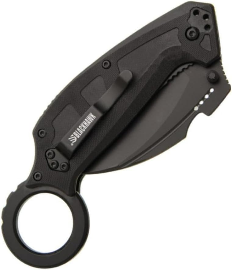 Bear & Son Cutlery BH15G3201BK Garra Iii Black Karambit Sideliner