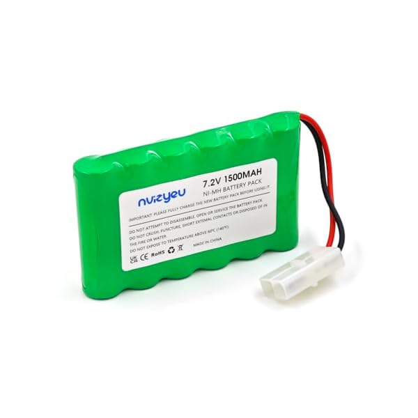 with KET 2P Plug, 7.2V 1500mAh Rechargeable nimh AA Battery Pack, Suitable for Electric Toys and Tools, Equipped with USB Charging Cable, nvi108 - Image 4